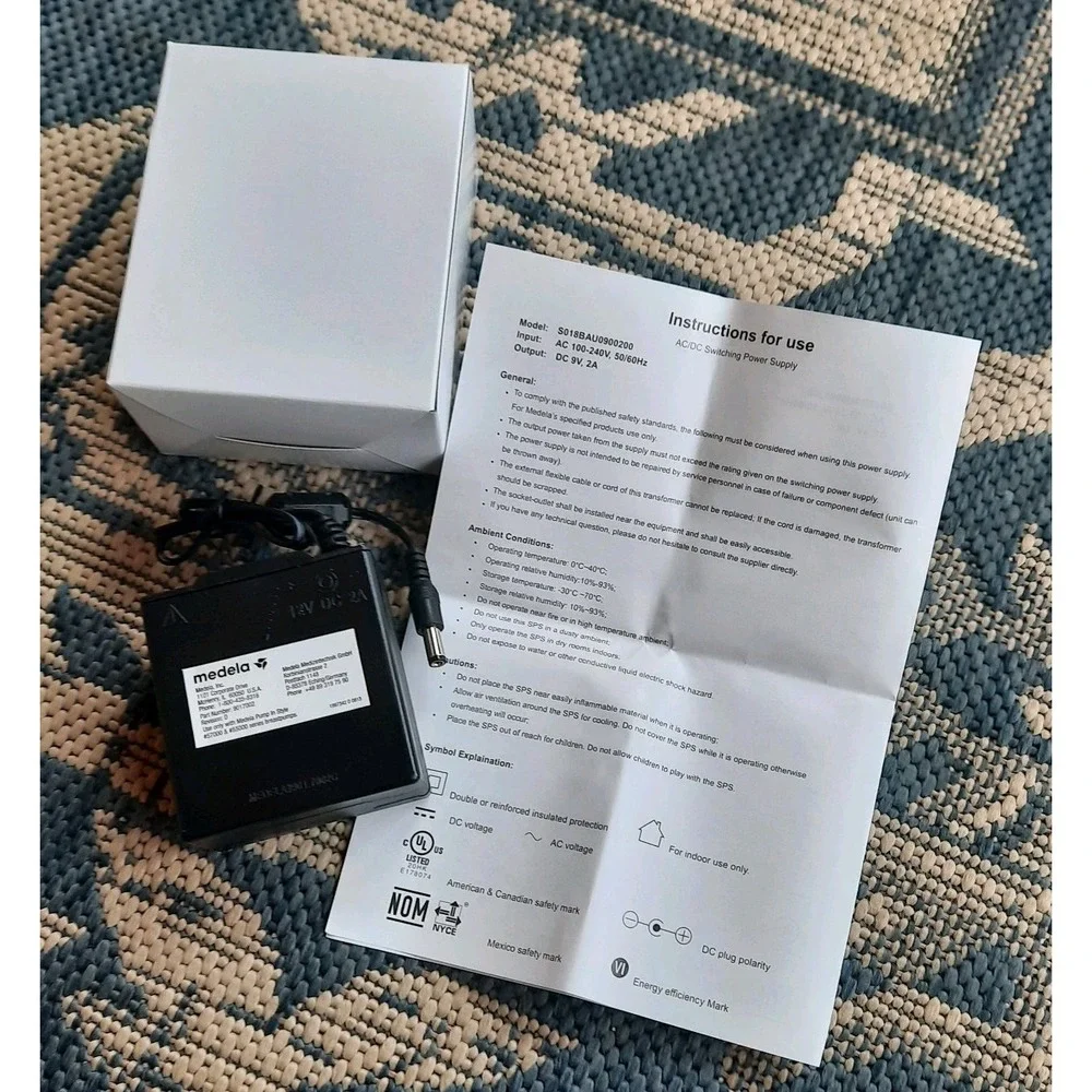 Medela Power Supply Battery Pack 9017002 for Pump In Style Advanced